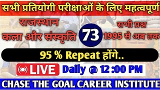 Rajasthan Art & Culture 30 years PYQs I 1995 से 2025 तक पूछे गए महत्वपूर्ण प्रश्न I Imp Questions