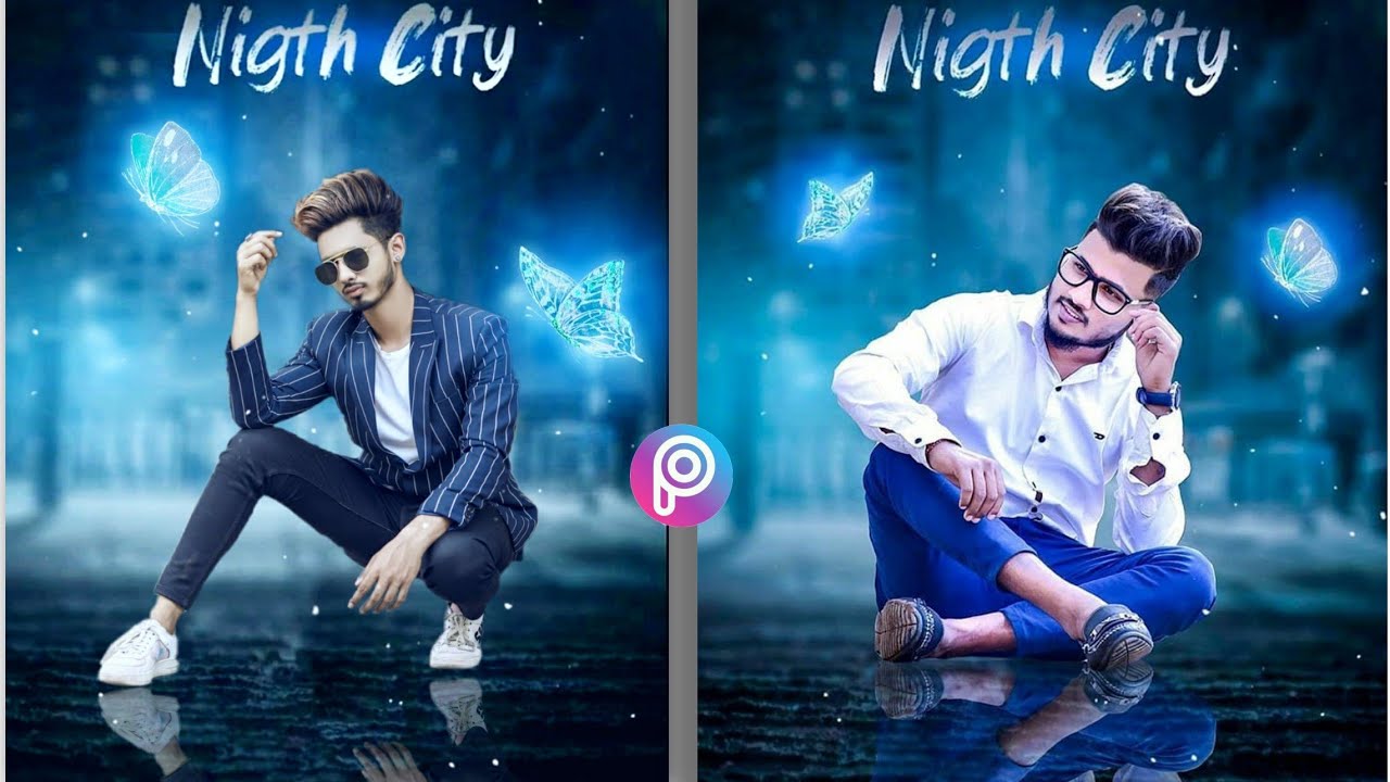 GLOWING BUTTERFLY - Photo Editing In Picsart - PT EDITZ