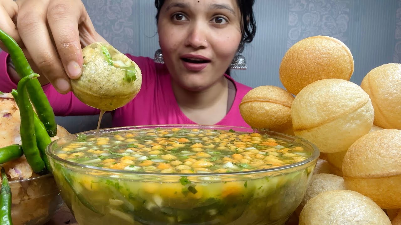 SPICY PANIPURI CHALLENGE | Indian Street Food | Panipuri Eating Challenge  