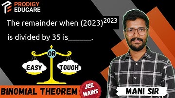 Finding Remainder using Binomial Theorem | Frequently asked Problem in JEE Exam | JEE MAINS 2024