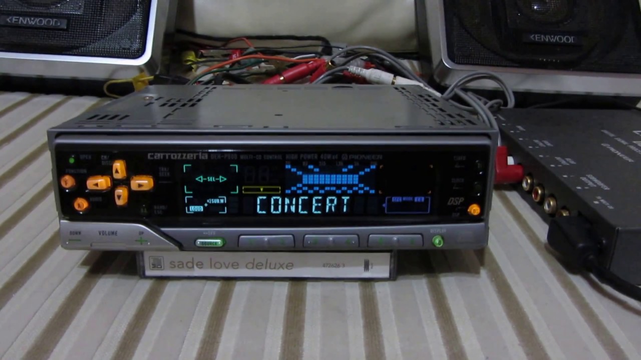 carrozzeria pioneer deh-p900 kenwood kfc-2005 - YouTube