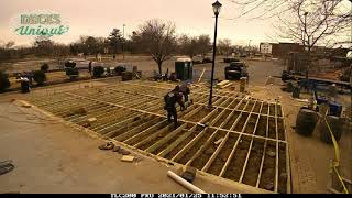 Time Lapse of Deck Build on 1-25-2021