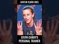 Caitlin Clark & Steph Curry Use Same Trainer #shorts