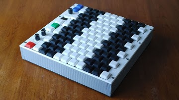 Melodicade MX - A DIY 3D printed velocity sensitive MIDI keyboard using the Wicki-Hayden key layout