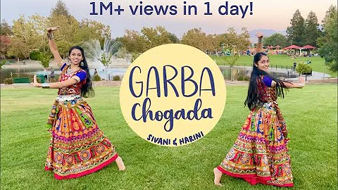 CHOGADA | Garba Dance Cover | Navratri | Learn Garba Simple Steps | HaSi Dance Sisters USA