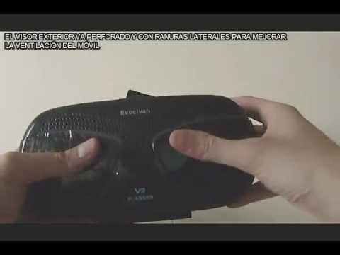Excelvan VR06 Ajustable Gafas 3D VR, Gafas de iniciación VR notables - YouTube