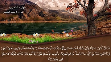 ما تيسر من سورة التحريم بصوت أسامة القاضى