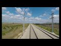 From Jerusalem to Tel Aviv 4K train cab view