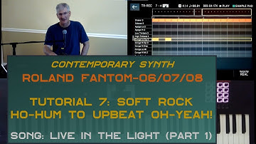Roland Fantom/Fantom-0 - Combining a synth lead with custom percussion - Intermediate Tutorial #7