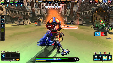 SMITE PS4 Alpha Gameplay - Tutorial IA Arena Match