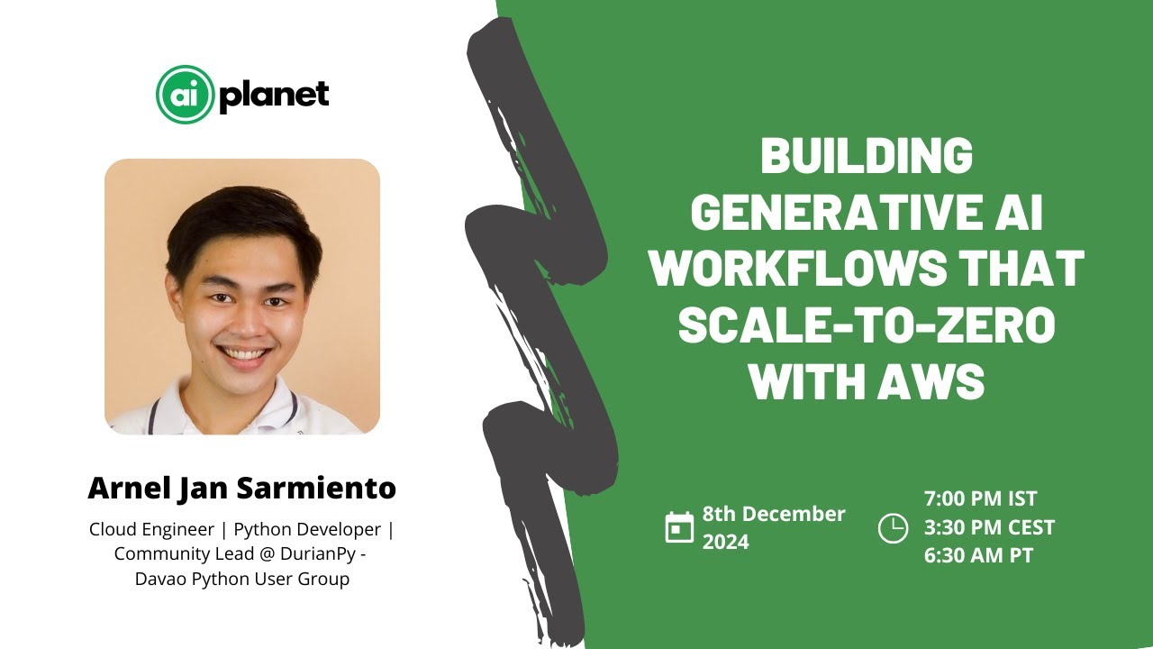 Building Generative AI Workflows that Scale-to-zero with AWS - YouTube