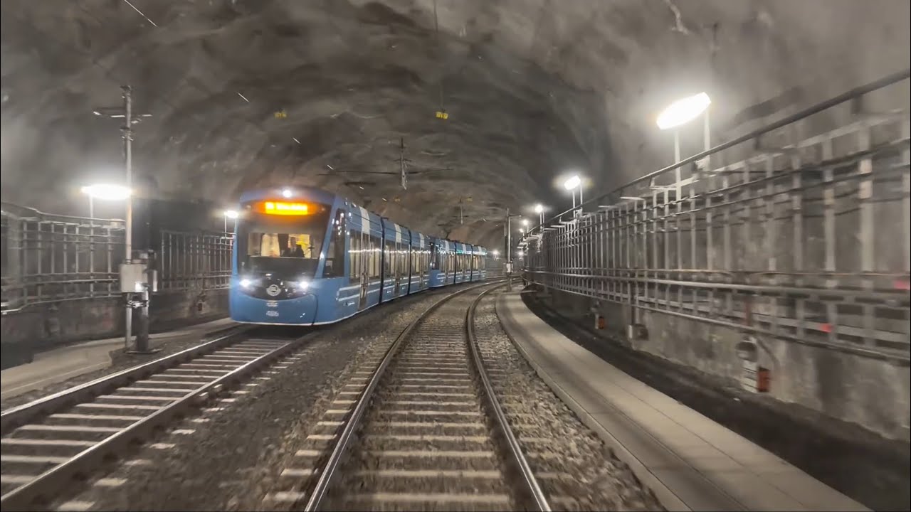 Stockholm Tram Kistagrenen Line 31 Driver View