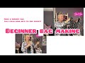 Sew a pocket grocery bag beginnerfriendly #bagpattern #sewingtutorial #bagmaking
