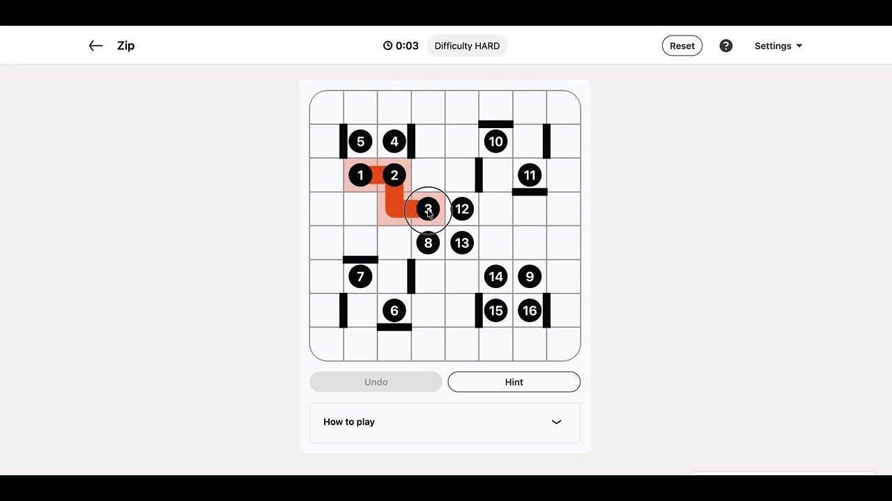 LinkedIn Zip Answer Today | 05 July 2026 - Puzzle #475