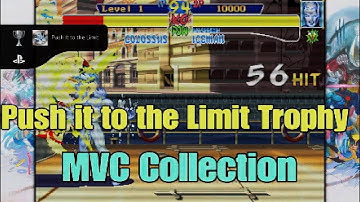 Push it to the Limit Trophy Guide 50 Hit Combo Easy Method Marvel Vs Capcom Fighting Collection