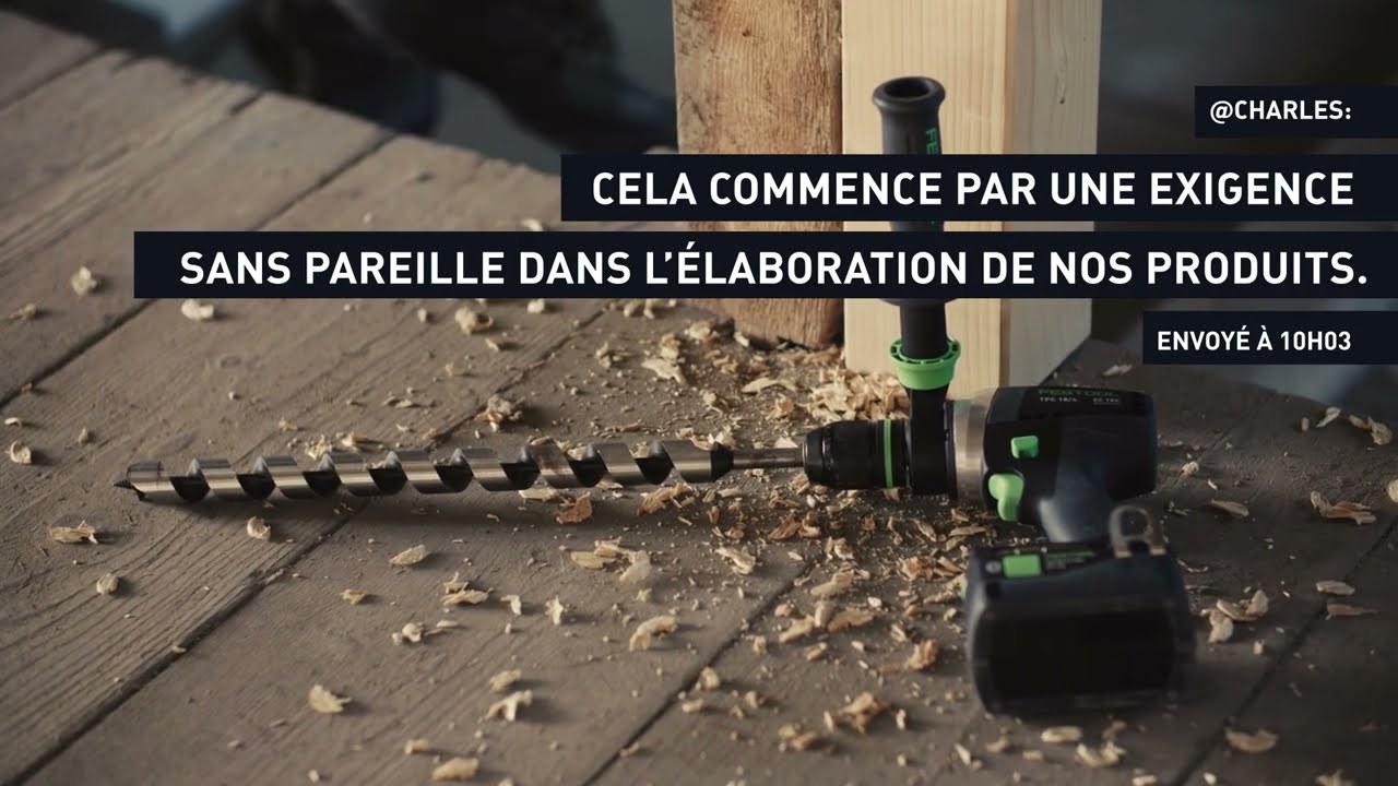 Festool - Inspiré par les artisans (TPC 18)