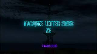 Marquee Letter Signs V2