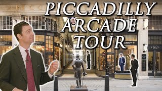 London's Best Menswear Shopping District! Piccadilly Arcade Walking Tour ‍♂ | Kirby Allison