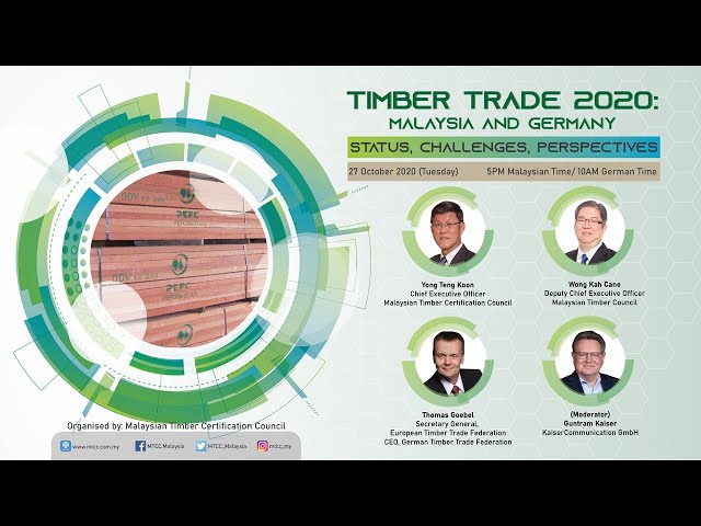 Webinar On Timber Trade 2020 Malaysia And Germany Status Challenges Perspectives Youtube