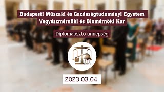 BME Vegyészmérnöki és Biomérnöki Kar Diplomaosztó Ünnepség élő