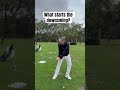 What starts the downswing?