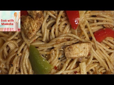 tasty-restaurant-style-chicken-spaghetti-recipe-chicken-and-vegetable-spaghetti-by-cook-with-madeeha