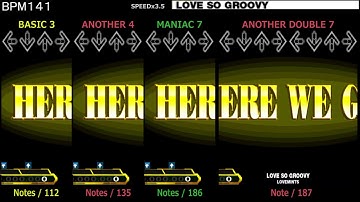 DDR / LOVE SO GROOBY - SINGLE & ANOTHER DOUBLE (CLUB VERSION)