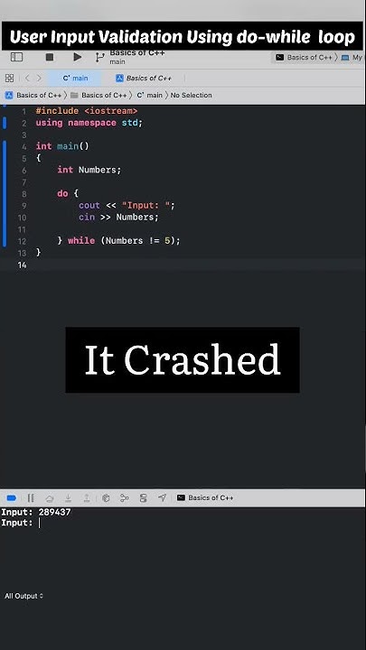 User Validation in #c++ with #do-while #loop ? | #programming - YouTube