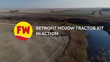 Retrofit Mojow tractor kit in action