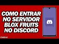 Como Entrar No Servidor Oficial Do Blox Fruits No Discord | Passo a Passo