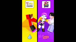 JJ vs Jinu: Who is Stronger?🤔 - MAIZEN Minecraft Animation #minecraft #shorts