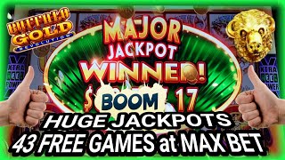 ⚠️Wow! Major Progressive 43 free Games Max Bet Buffalo Gold Revolution Slot screenshot 5