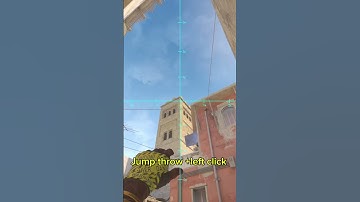 Simple B window smoke Mirage #csgo #cs2 #cs #counterstrike #mirage