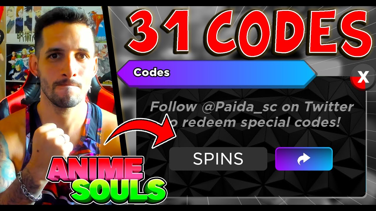 31 CODIGOS DE ANIME SOULS SIMULATOR CODES ROBLOX 