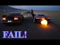 Shelby Mustang Tries to Ruin Lamborghini Aventador