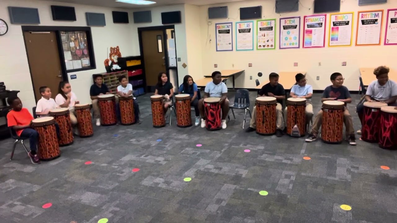 Spaght 4th and 5th grade Drum Club
