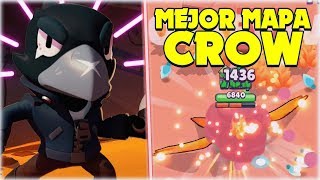 EL MEJOR MAPA PARA SUBIR CON CROW en Brawl Stars - WithZack