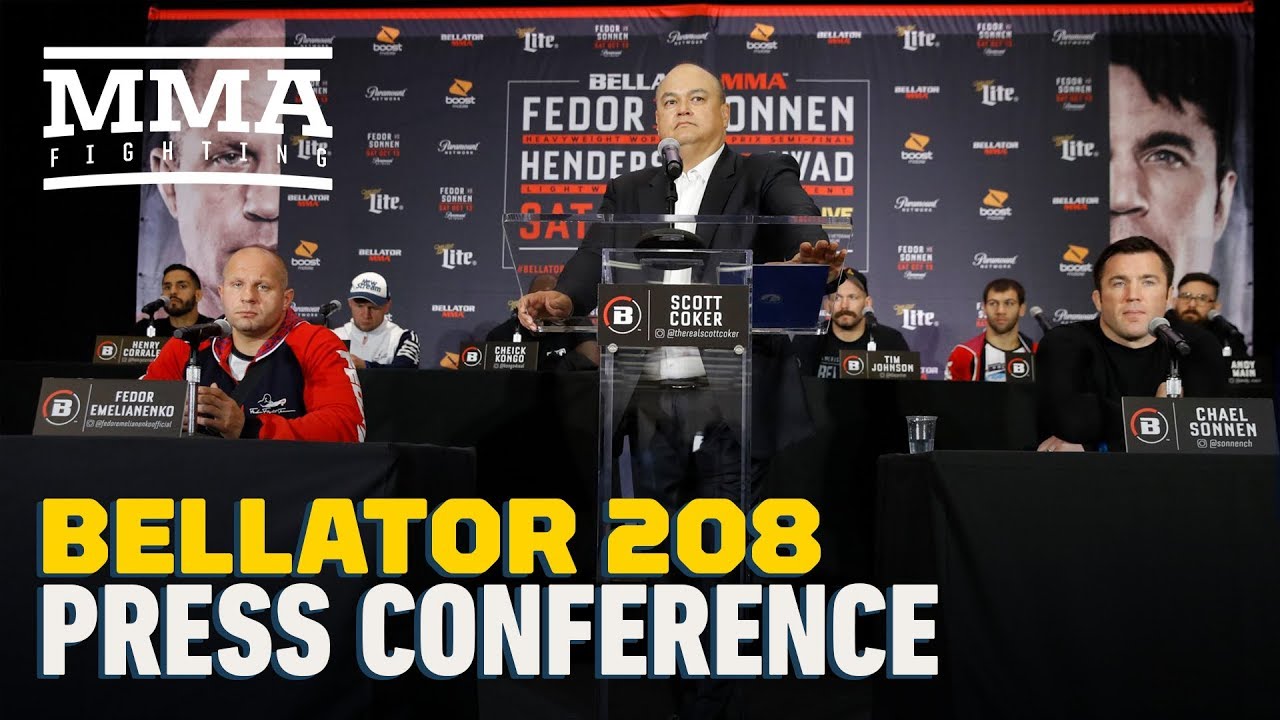 Bellator 208 Fedor Vs Sonnen Pre Fight Press Conference MMA 