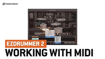 EZdrummer 2 – Working with MIDI