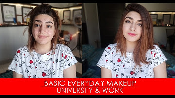 Quick & Basic 5 Min Everyday Make-up For University/Work | GLOSSIPS