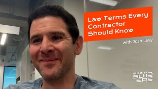 Construction Law Terms Every Contractor Should Know with Josh Levy by DOZR 19 views 3 months ago 8 minutes, 18 seconds