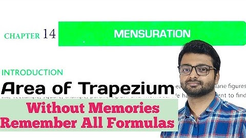 D.A.V. Math | Class 8 | Chapter-14 | Mensuration | Area of Trapezium |Concepts | Art Of Mathematica