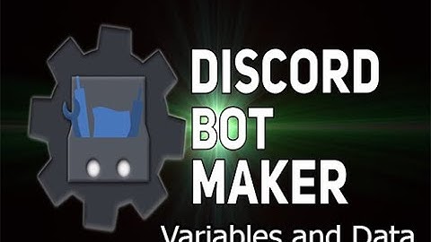 Discord Bot Maker - How to store user input in data and variables! Support Server in Description