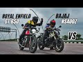 Royal Enfield Continental GT650 Vs Bajaj Pulsar NS400z Drag Race