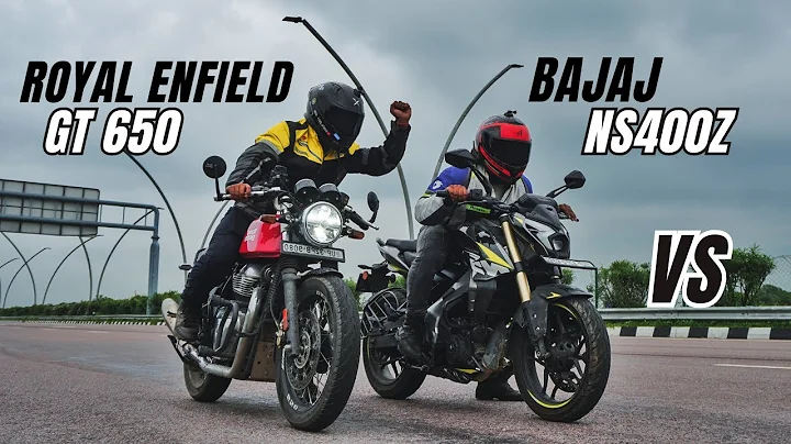 Royal Enfield Continental GT650 Vs Bajaj Pulsar NS400z Drag Race