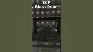SCP Blast Door in Minecraft #minecraft #scp #door