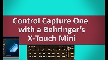 Control Capture One with Behringer X Touch Mini