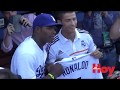 Keepie uppies cristiano ronaldo and yasiel puig at dodgers