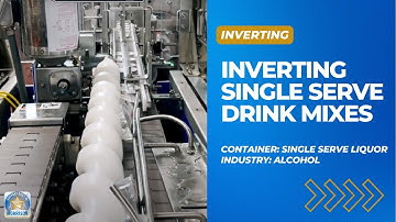 Inverting Single Serve Drink Mixes
