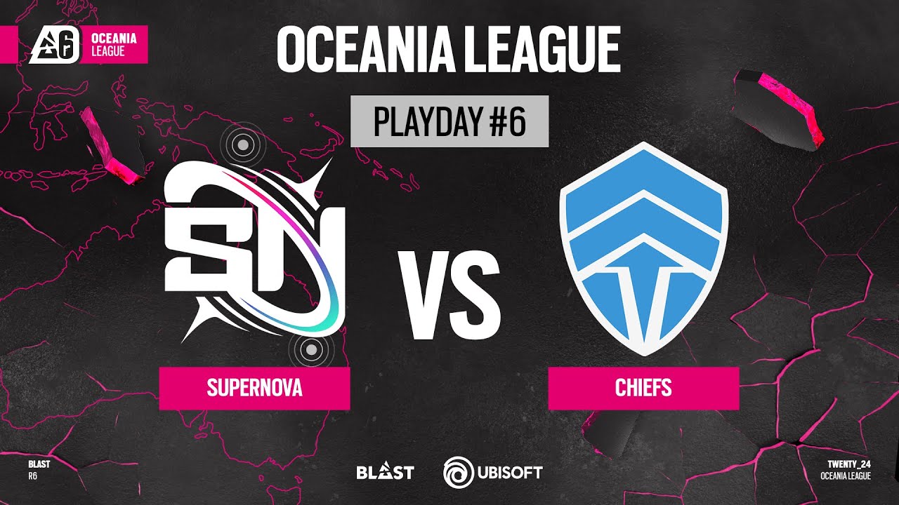 CHIEFS ESC vs SUPERNOVA // OCE League Stage 2  - Day 6 // 2024